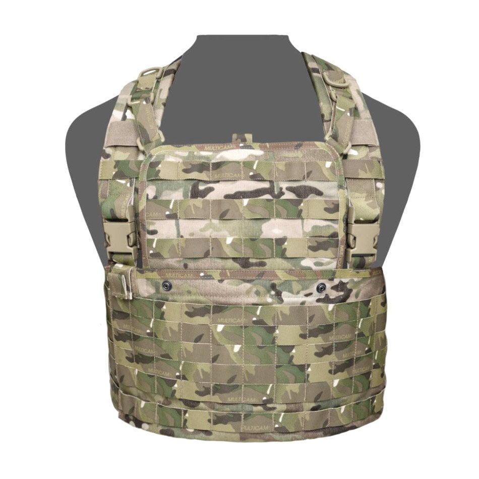 WARRIOR ASSAULT SYSTEMS MODULAR CHEST RIG WITH FOUR POUCHES