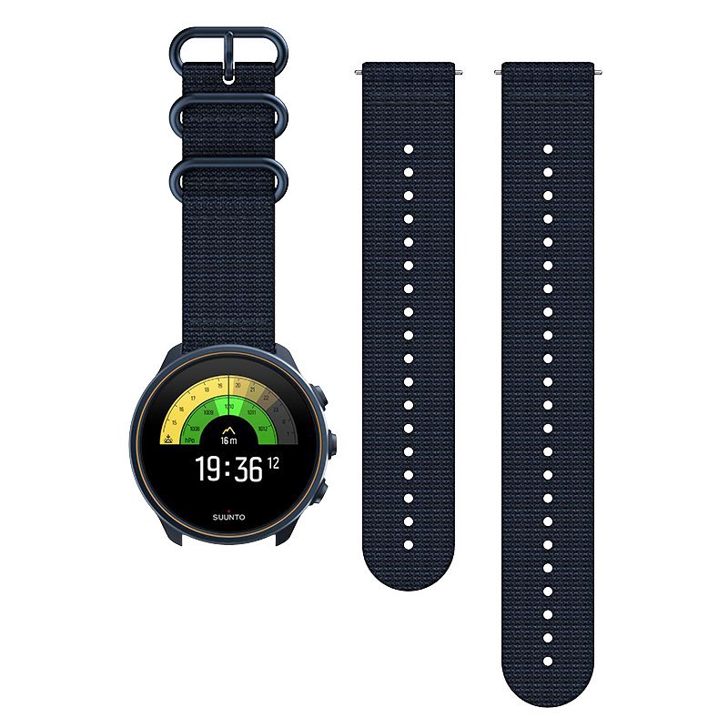 スント9 BARO GRANAITE BLUE TITANIUM Suunto 9 Peak Granite Blue Titanium - Ultra thin, small