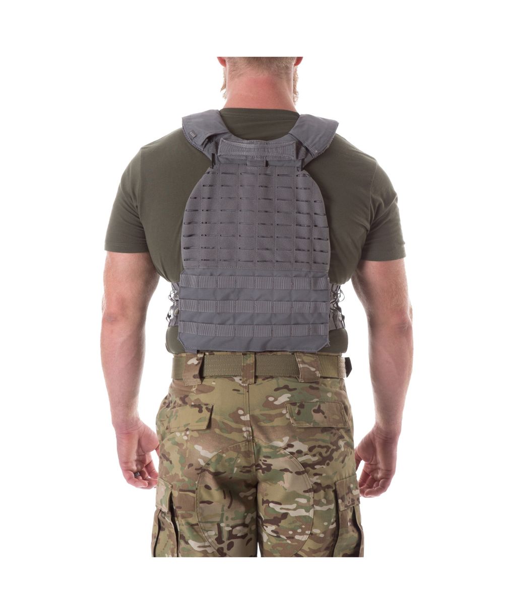 5.11 Tactec Plate Carrier - Storm Grey | UK Tactical