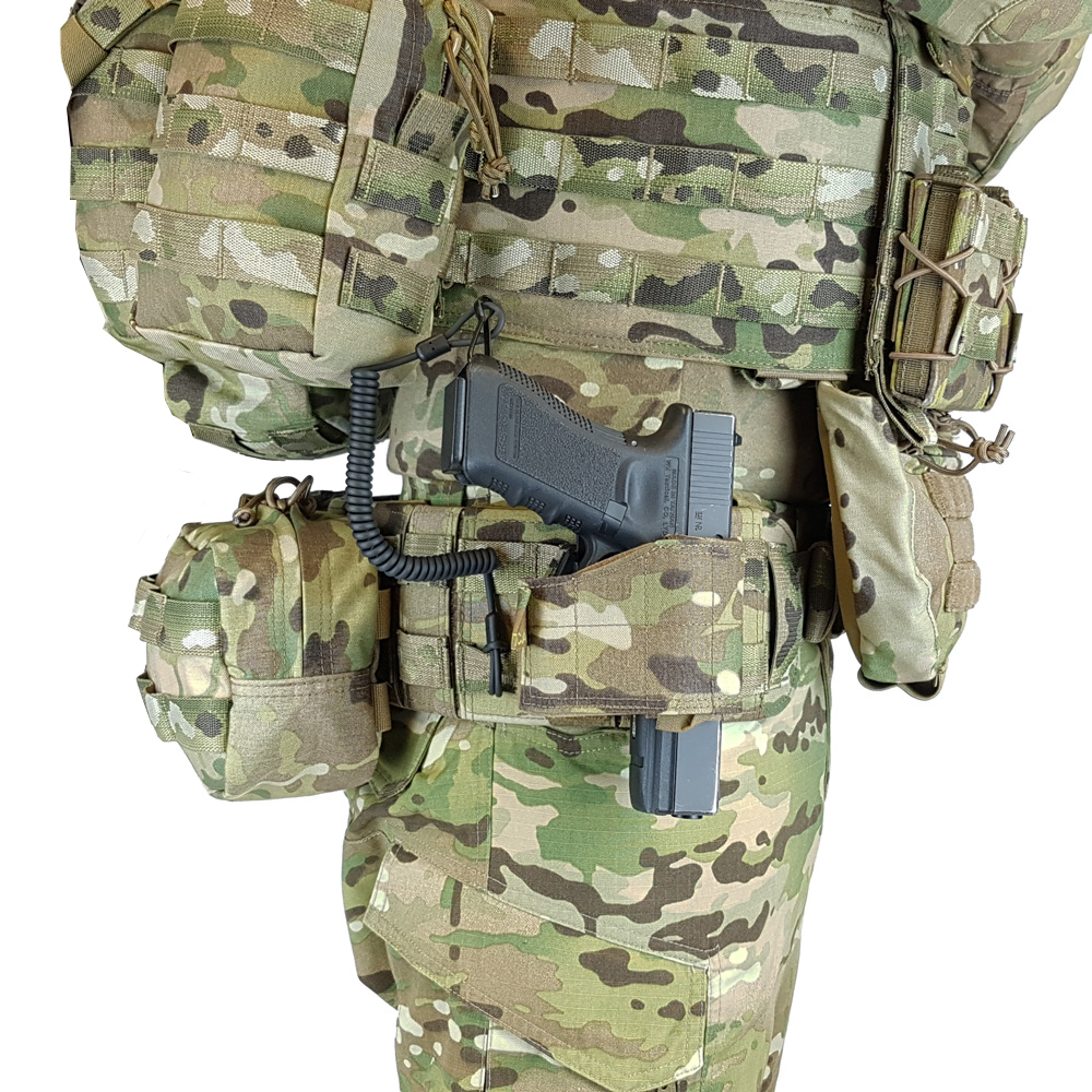Warrior Assault Systems Kevlar Sidearm Retention Lanyard (Spring