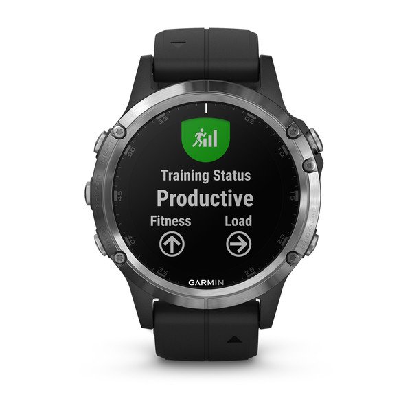 Garmin Fenix Plus, Sapphire, Black w/Blk Band, GPS Watch, EMEA