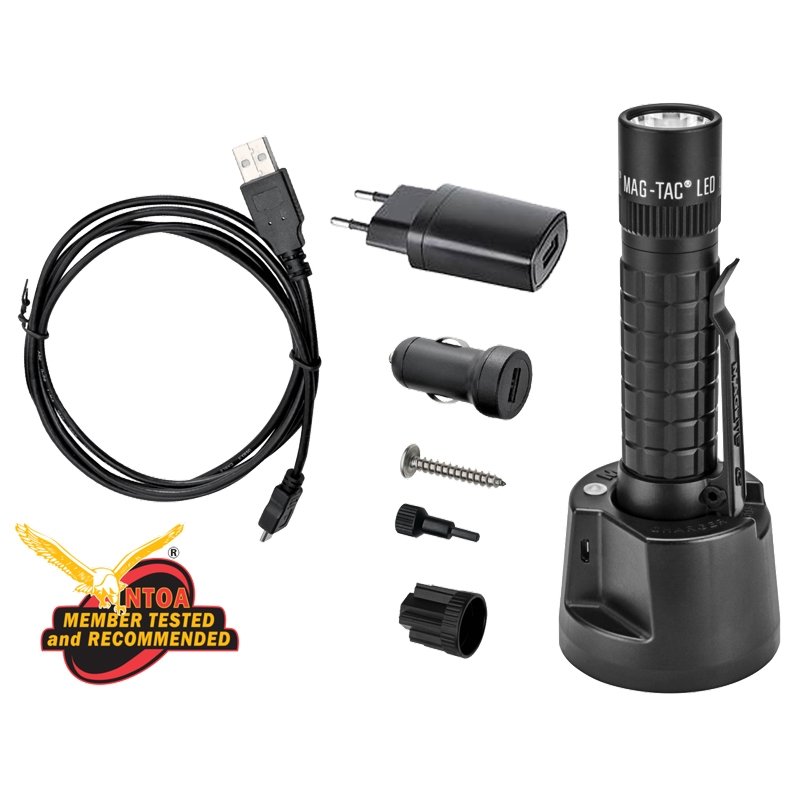 MagLite - Ganci di fissaggio per lampada Mini R6 Nero