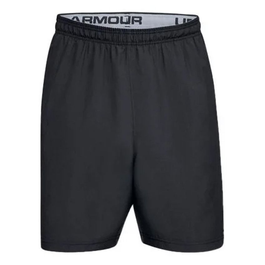 Under Armour 8" Woven Wordmark Shorts Black
