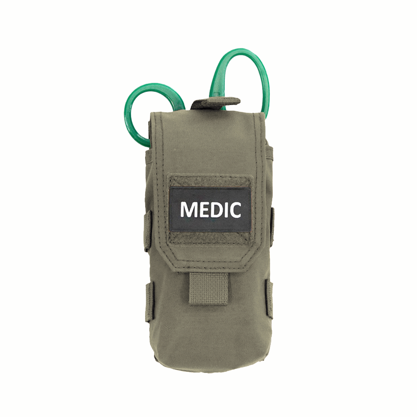thumbnail interactive-video image 1 of 2 USGI ALICE Individual First Aid Kits (IFAK) – Olive Drab Green, NOS, Nylon Medical Pouch 1 of 2