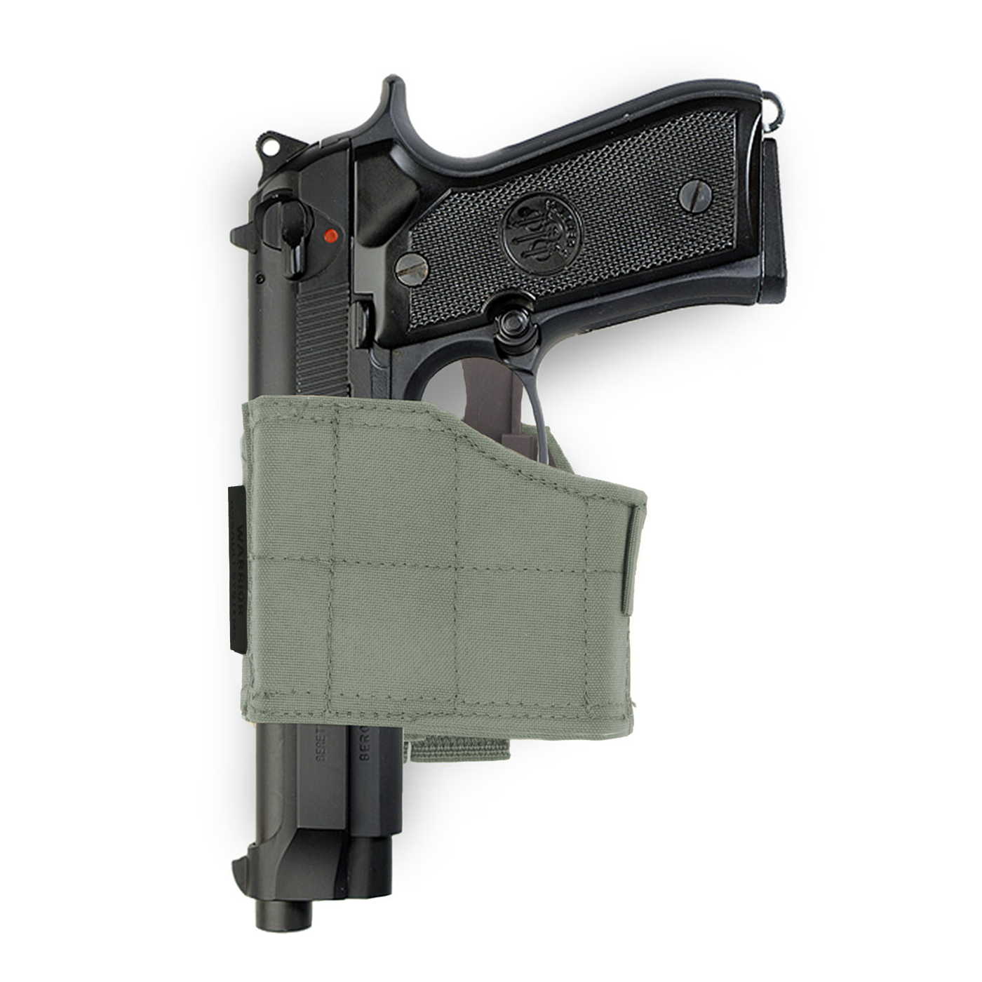 Warrior Universal Pistol Holster Left Hand Ranger Green UK Tactical
