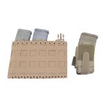 Warrior Laser Cut Kangaroo Pouch with Triple 5.56mm Insert Coyote Tan