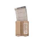 Warrior Laser Cut Single Snap Mag Pouch 5.56mm Short Coyote Tan