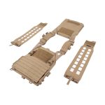 Warrior Laser Cut LPC V2 Low Profile Plate Carrier with Ladder Sides and DFP Kangaroo Pouch with Triple 5.56 Inserts