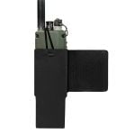 Warrior Laser Cut Wing Velcro MBITR / Harris Radio Pouch Black