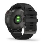 Garmin fenix 6, Sapphire,Gray w/Black Band, GPS Watch, EMEA