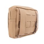 Warrior Laser Cut Small Horizontal Utility Pouch Coyote Tan