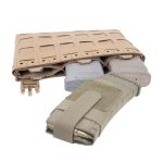 Warrior Laser Cut Kangaroo Pouch with Triple 5.56mm Insert Coyote Tan