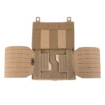 Warrior Laser Cut LPC V1 Low Profile Plate Carrier with Solid Sides, Kangaroo Pouch & 5.56 Triple Inserts