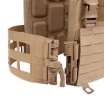 Warrior Laser Cut LPC V2 Low Profile Plate Carrier with Ladder Sides and DFP Kangaroo Pouch with Triple 5.56 Inserts