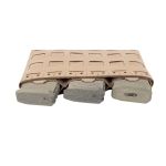 Warrior Laser Cut Kangaroo Pouch with Triple 5.56mm Insert Coyote Tan