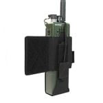 Warrior Laser Cut Wing Velcro MBITR / Harris Radio Pouch Black