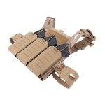 Warrior Laser Cut LPC V3 Low Profile Plate Carrier Base With Slimline Ladder Sides, DFP AK47 7.62 Magazine Pouch