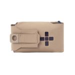 Warrior Laser Cut Small Horizontal Individual First Aid Kit Pouch Coyote Tan