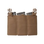 Warrior Laser Cut LPC V1 Low Profile Plate Carrier with Solid Sides, DFP Triple Bungee Low Profile Elastic G2 5.56 Mag Pouch