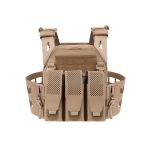 Warrior Laser Cut LPC V2 Low Profile Plate Carrier with Ladder Sides and DFP Triple Adaptive Mag Pouch & 5.56 Triple Inserts