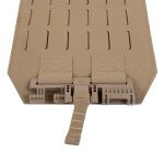 Warrior Laser Cut LPC V1 Low Profile Plate Carrier with Solid Sides, DFP Triple Bungee Low Profile Elastic G2 5.56 Mag Pouch