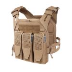 Warrior Laser Cut LPC V3 Low Profile Plate Carrier Base With Slimline Ladder Sides, DFP Triple Adaptive Mag Pouch & 5.56 Triple Inserts