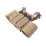 Warrior Laser Cut LPC V1 Low Profile Plate Carrier with Solid Sides, DFP AK47 7.62 Pouch