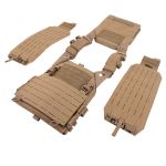 Warrior Laser Cut LPC V1 Low Profile Plate Carrier with Solid Sides, DFP Triple Adaptive Mag Pouch & 5.56 Triple Inserts