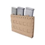 Warrior Laser Cut LPC V1 Low Profile Plate Carrier with Solid Sides, Kangaroo Pouch & 5.56 Triple Inserts