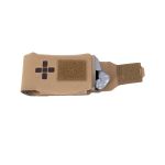 Warrior Laser Cut Small Horizontal Individual First Aid Kit Pouch Coyote Tan