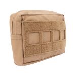 Warrior Laser Cut Small Horizontal Utility Pouch Coyote Tan
