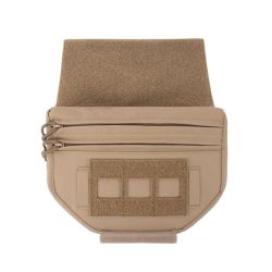 Warrior Laser Cut Drop Down Velcro Pouch Coyote Tan
