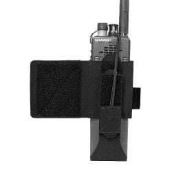 Warrior Laser Cut Wing Velcro MBITR / Harris Radio Pouch Black