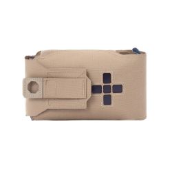 Warrior Laser Cut Small Horizontal Individual First Aid Kit Pouch Coyote Tan