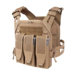 Warrior Laser Cut LPC V3 Low Profile Plate Carrier Base With Slimline Ladder Sides, DFP Triple Adaptive Mag Pouch & 5.56 Triple Inserts
