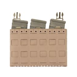 Warrior Laser Cut Kangaroo Pouch with Triple 5.56mm Insert Coyote Tan