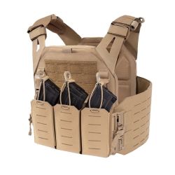 Warrior Laser Cut LPC V1 Low Profile Plate Carrier with Solid Sides, DFP AK47 7.62 Pouch
